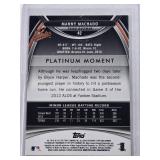 Manny Machado Rookie 2013 Bowman Platinum #42 - Baltimore Orioles Baseball Card