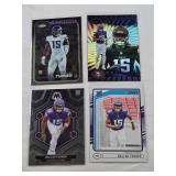 Lot of 4 Dallas Turner Rookie Cards - Minnesota Vikings Football Cards