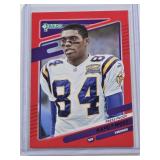 Randy Moss 2021 Panini Donruss Red Press Proof SP #128 - Minnesota Vikings Football Card