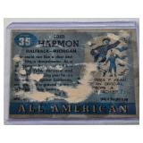 Tom Harmon 1955 Topps All American #35 - Michigan Wolverines Vintage Football Card