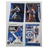 Lot of 6 Luka Doncic Basketball Cards including Panini Select, Chronicles, and Upper Deck Goodwin Champions