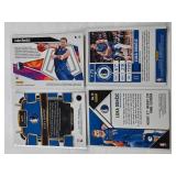Lot of 6 Luka Doncic Basketball Cards including Panini Select, Chronicles, and Upper Deck Goodwin Champions
