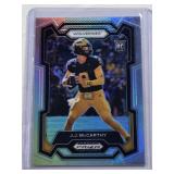 J.J. McCarthy Rookie 2024 Panini Prizm Refractor #132 - Michigan Wolverines Football Card