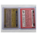 Lot of 2 Bo Jackson Rookie Cards Including Topps Future Stars 1987 Topps No. 40 and Topps No. 50T