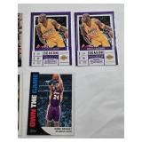 Lot of 7 Kobe Bryant Basketball Cards Including Panini Contenders Season Ticket, Own the Game and Others