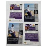 Lot of 7 Kobe Bryant Basketball Cards Including Panini Contenders Season Ticket, Own the Game and Others