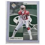 Randy Moss Rookie Green SP Upper Deck Rookquest with Jerry Rice Starquest