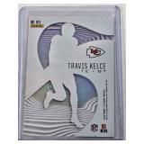Travis Kelce 2020 Panini Illusions Acetate Holo Insert #A15 - Kansas City Chiefs Football Card