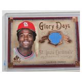 Lou Brock 2005 SP Legendary Cuts Glory Days Jersey Relic #GD-LB - St. Louis Cardinals Baseball Card