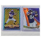 Lot of 2 Cordarrelle Patterson Rookie Refractors - Minnesota Vikings Football Cards