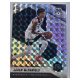 Jaden McDaniels Rookie 2020-21 Panini Mosaic Silver Mosaic #235 - Minnesota Timberwolves Basketball Card