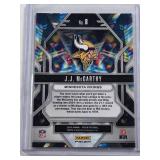 J.J. McCarthy Rookie 2024 Panini Prizm Prizmatic Refractor #8 - Minnesota Vikings Football Card
