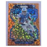 Amon-Ra St. Brown Rookie 2021 Panini Prizm Orange Disco #358 - Detroit Lions Football Card