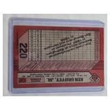 Ken Griffey Jr. Rookie 1989 Bowman #220 - Seattle Mariners Baseball Card