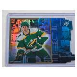 Brock Faber Rookie 2024 Upper Deck Gold Die Cut #UD3-7 - Minnesota Wild Hockey Card