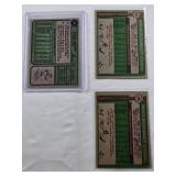 Lot of 3 with 2 Mike Schmidt and 1 Steve Carlton - Philadelphia Phillies Vintage Baseball Cards