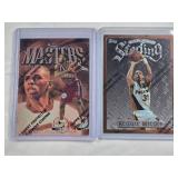 Lot of 2 Topps Finest with Jerry Stackhouse and Reggie Miller