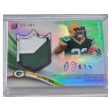 Johnathan Franklin Rookie Patch Auto 2013 Topps Platinum #ARP-FJ and Numbered #025/484 - Green Bay Packers Football Card