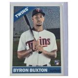 Byron Buxton Rookie 2015 Topps Refractor #724 and Numbered 207/999 - Minnesota Twins Baseball Card