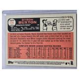 Byron Buxton Rookie 2015 Topps Refractor #724 and Numbered 207/999 - Minnesota Twins Baseball Card