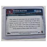 Byron Buxton Rookie Gold Rookie 2015 Topps Update Series #US136 and Numbered 852/2015 - Minnesota Twins Baseball Card