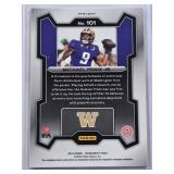 Michael Penix Jr. Rookie 2024 Panini Prizm Red Cracked Ice #101 - Washington Huskies Football Card