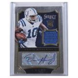 Donte Moncrief Rookie Patch Auto 2014 Panini Select #203 and Numbered 27/149 - Indianapolis Colts Football Card