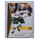 Brock Faber Rookie 2023-24 Upper Deck Gold Die Cut #RDT-12 - Minnesota Wild Hockey Card