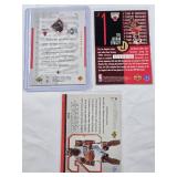 Lot of 3 Michael Jordan Basketball Cards Including The Jordan Dynasty and Athlete of the Century
