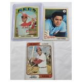 Lot of 3 Tony Perez Vintage Topps Cards from 1972, 1974, 1978