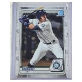 Julio Rodriguez Rookie 2020 Bowman Chrome #BCP-19 - Seattle Mariners Baseball Card