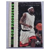 LeBron James Rookie 2003 Upper Deck Top Prospects #55 - St. Vincent-St. Mary Basketball Card