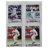 Lot of 12 Baseball Rookie Cards Featuring C.J. Abrams, Royce Lewis, and Julio Rodriguez Among Others