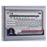 Walker Jenkins Rookie 2024 Bowman Chrome Blue Refractor #BDC-166 and Numbered 38/150 - Minnesota Twins Baseball Card