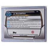 JJ McCarthy Rookie 2022 Bowman Pink Refractor #48 - Michigan Wolverines Football Card