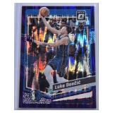 Luka Doncic 2023-24 Panini Donruss Optic Purple Shimmer Prizm #67 - Dallas Mavericks Basketball Card