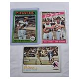 Lot of 3 Willie Stargell Vintage Topps Baseball Cards from the 1970s