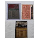 Lot of 3 Willie Stargell Vintage Topps Baseball Cards from the 1970s