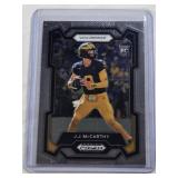 J.J. McCarthy Rookie 2024 Panini Prizm Draft Picks #132 - Michigan Wolverines Football Card