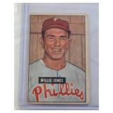 Willie Jones 1951 Bowman #112 - Philadelphia Phillies Vintage Baseball Card