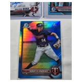 Lot of 3 - Malfrin Sosa, Kaelen Culpepper 1st Bowman Chrome Refractor, and Danny De Andrade Danny De Andrade 1st Bowman Numbered 138/150