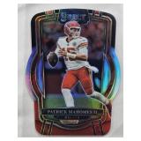 Patrick Mahomes 2022 Panini Select Prizm Red Color Match Die Cut #251 - Kansas City Chiefs Football Card