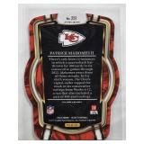 Patrick Mahomes 2022 Panini Select Prizm Red Color Match Die Cut #251 - Kansas City Chiefs Football Card