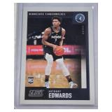 Anthony Edwards Rookie 2020-21 Panini Chronicles Score #607 - Minnesota Timberwolves Basketball Card
