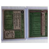 Lot of 2 Tom Seaver Cards 1976 #600 & 1974 #80 - New York Mets Vintage Baseball Cards