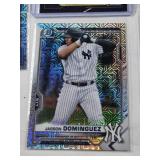 Lot of 5 Bowman Chrome Refractors Nick Gonzales, Jasson Dominguez, Luis Rodriguez, Aidan Miller, and Felnin Celesten