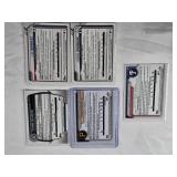 Lot of 5 Bowman Chrome Refractors Nick Gonzales, Jasson Dominguez, Luis Rodriguez, Aidan Miller, and Felnin Celesten