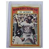 Roberto Clemente 1972 Topps In Action #310 - Pittsburgh Pirates Vintage Baseball Card
