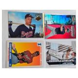 Lot of 8 Chipper Jones Cards Rookies, Die Cuts, Refractors