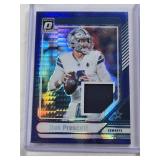 Dak Prescott 2024 Panini Donruss Optic Threads Blue Hyper Prizm Relic #DTB-DPT - Dallas Cowboys Football Card